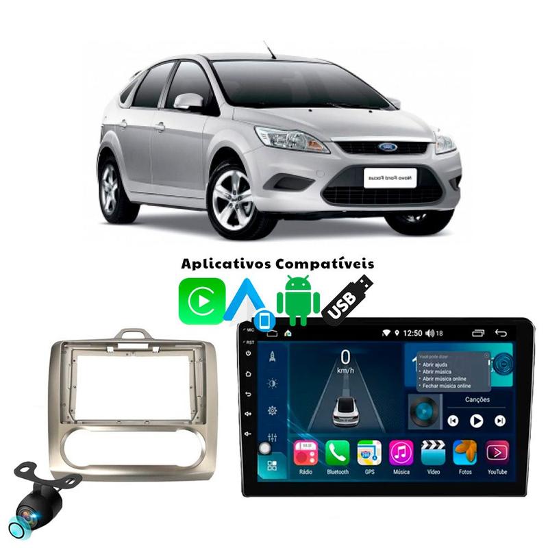 Central Multimidia Focus 9 polegadas 2009 2010 2011 2012 2013 ar ...