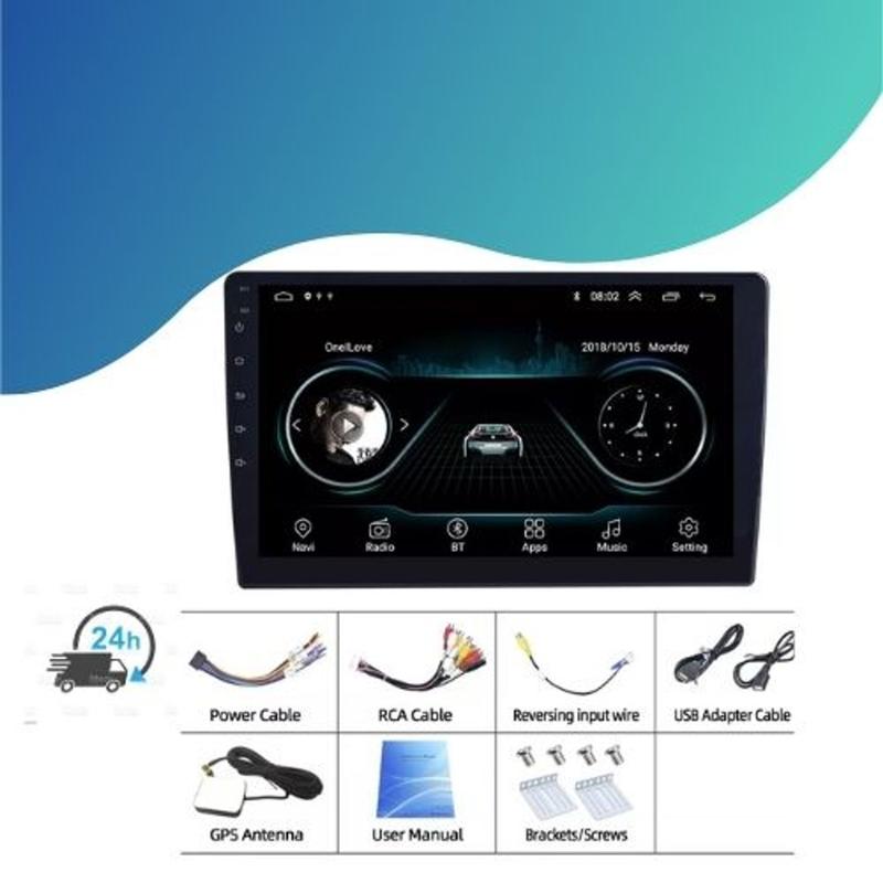 Central multimidia universal com android 11, 9 poelgadas 2din Wi-Fi e ...