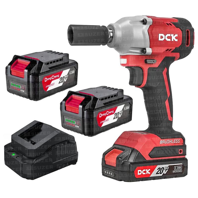 Chave de Impacto a Bateria 20V KDPB298 DCK Profissional Bivolt 2 ...