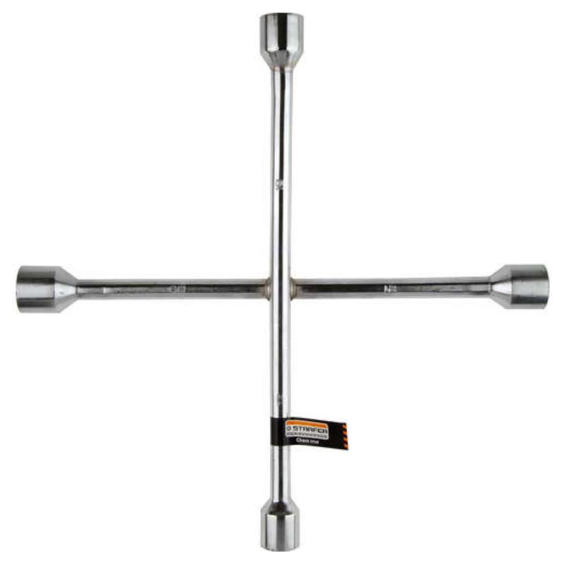 Chave de Roda em Cruz com 4 Bocas Profissional 17x19x21x23mm - Starfer ...