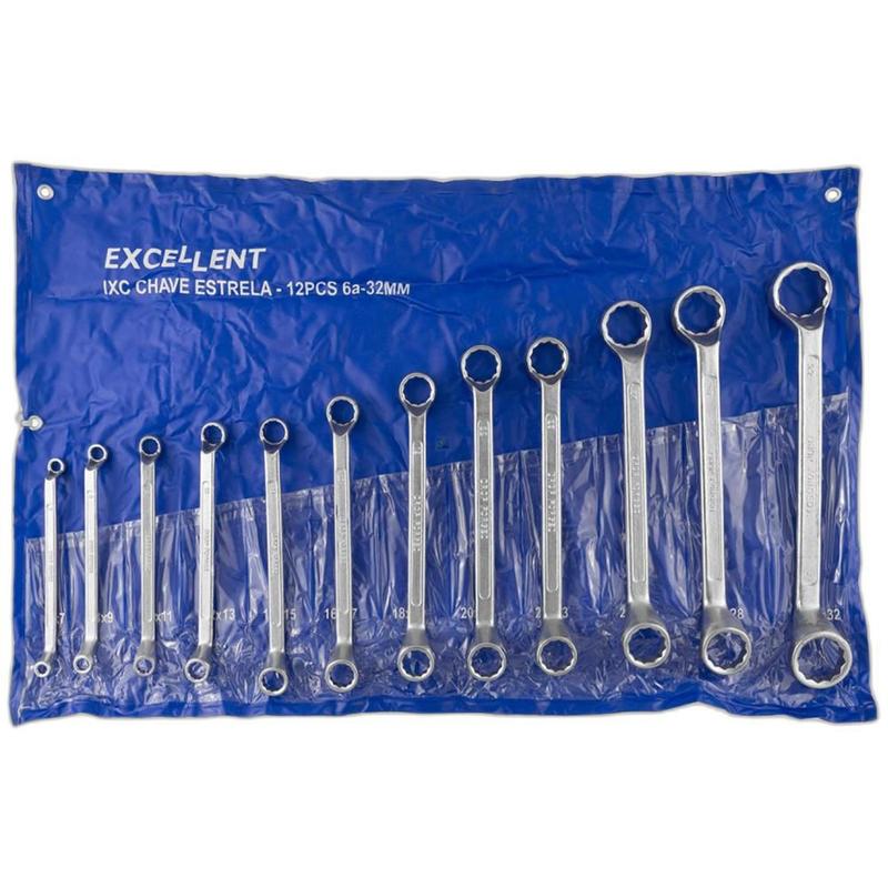 Chave Estrela Kit Jogo Eda Excellent 6 A 22mm - 1xb - Chave Estrela ...