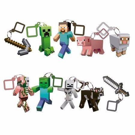 Chaveiro Minecraft - Pacote Surpresa - (unitário) Série 1 - Mojang ...