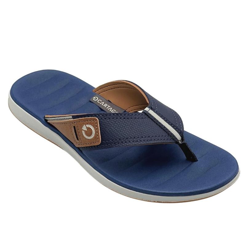 Infradito GRENDENE Cartago Malaga Uomo - Bianco/Blu/Marrone - Taglia 44 EU