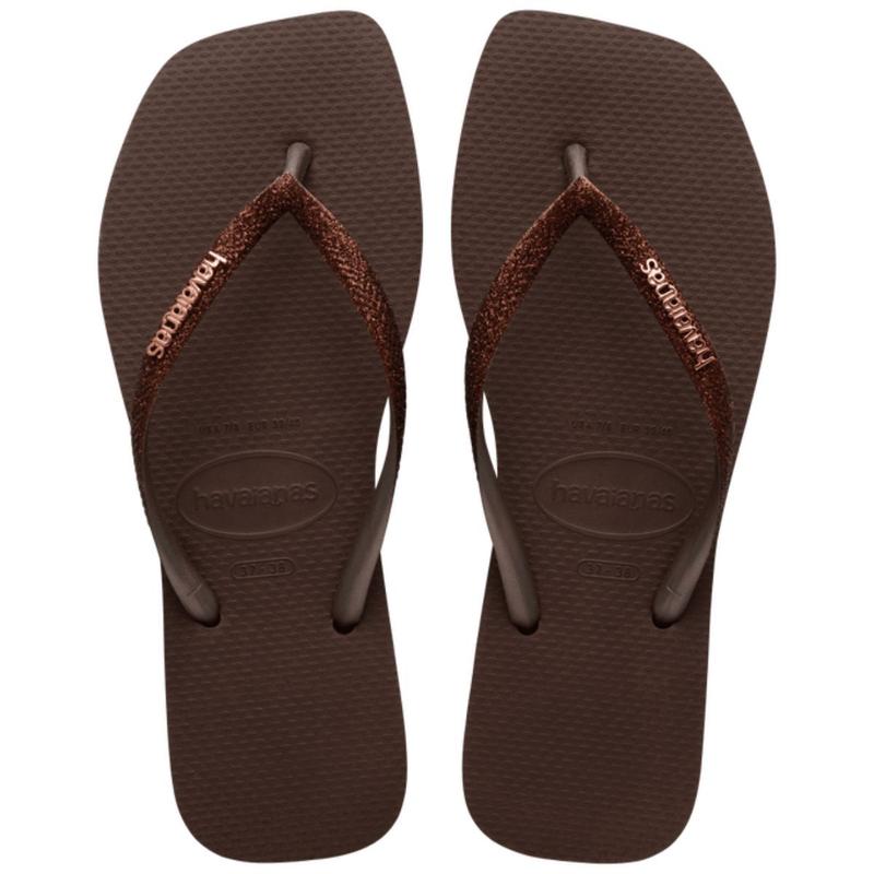 Chinelo Havaianas Slim Square Quadrada Com Glitter Feminino - Chinelo ...