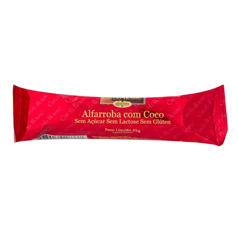 Chocolate Alfarroba com Coco Diet sem Glutén Lactose e Açucar 25g ...