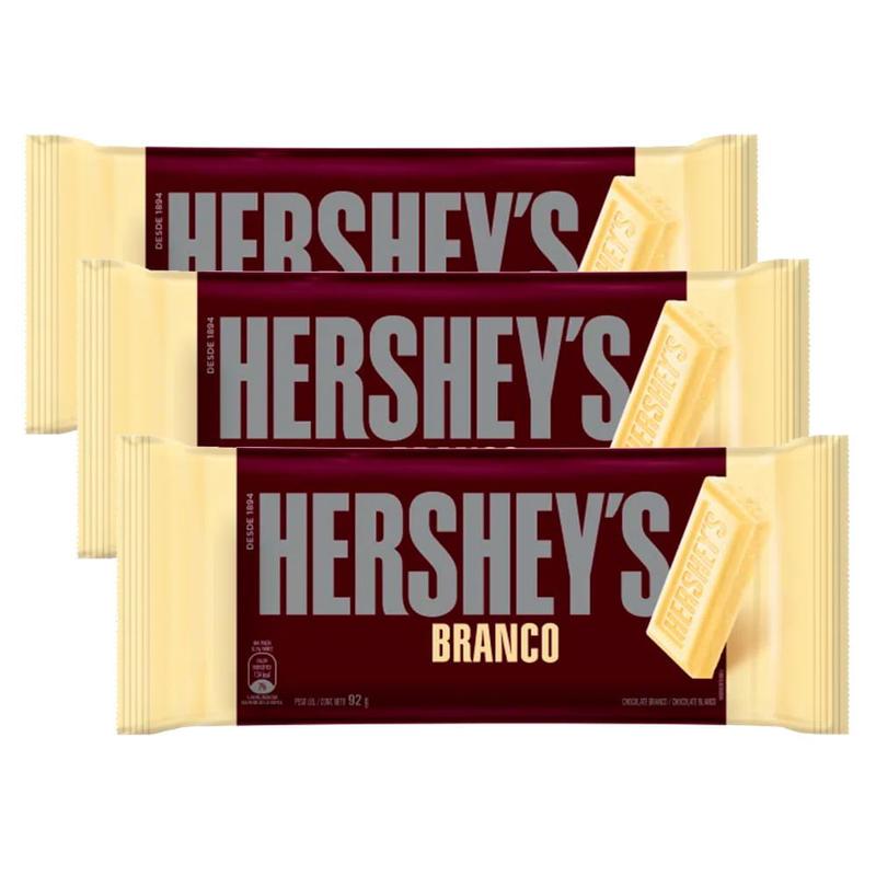 Chocolate Branco Hershey's 92g Kit com três unidades - Hersheys ...