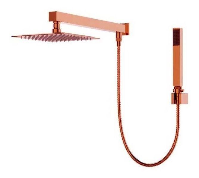 Chuveiro Ducha Para Aquecedor Gás E Solar Com Desviador Chuveirinho Em ...