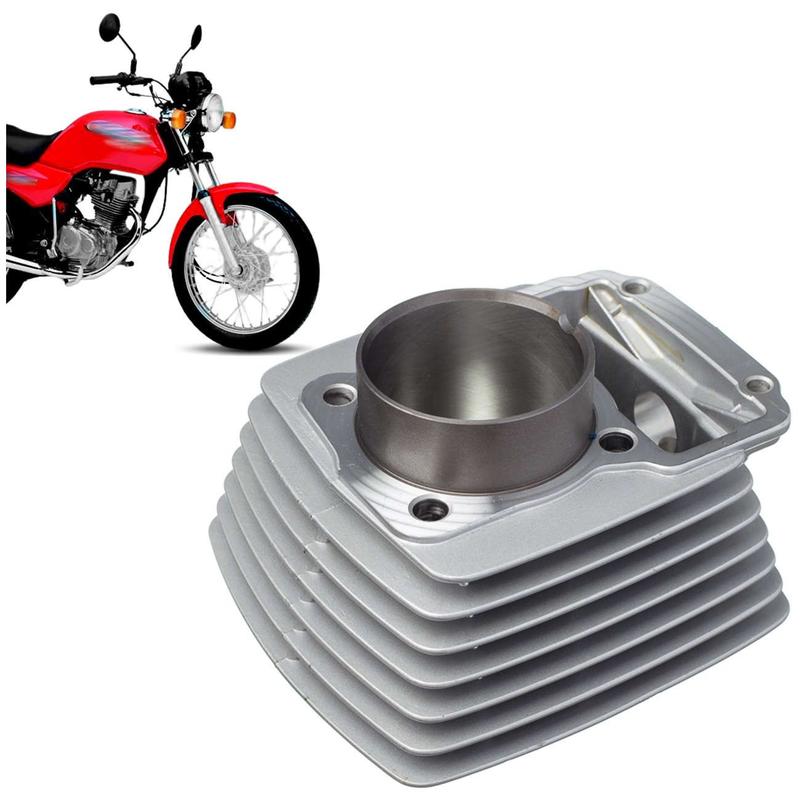 Cilindro do Motor com Camisa KMP Moto Honda Cargo CG 125 92 a 01 Titan ...