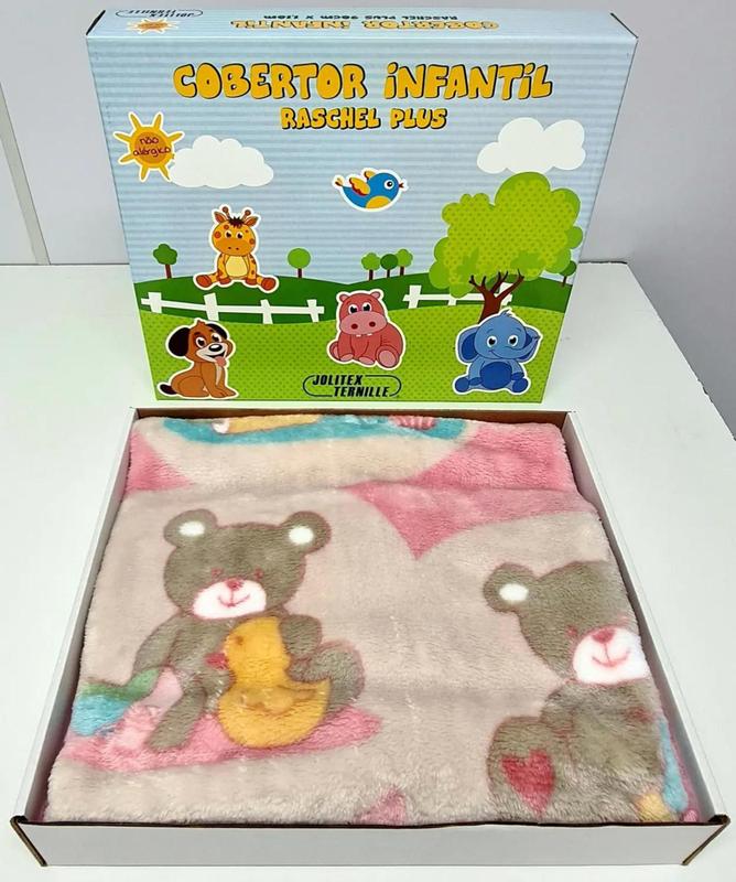 Cobertor Infantil Antialérgico Baby Raschel Plus Jolitex Ternille 0 ...