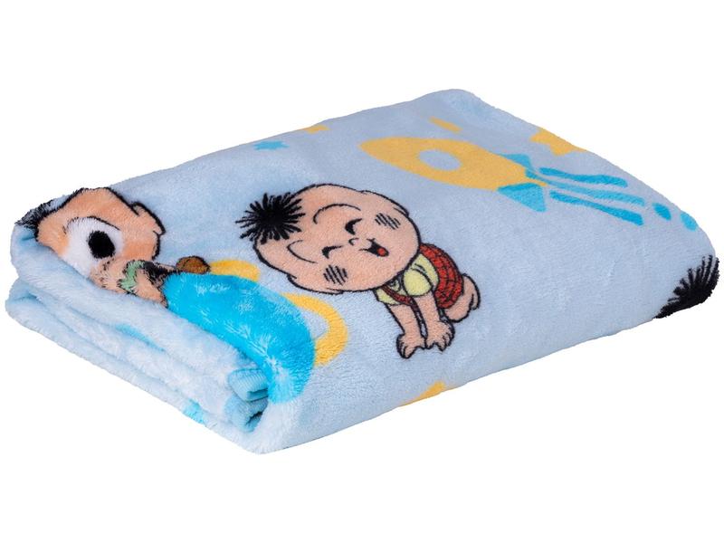 Cobertor Infantil de Berço Jolitex de Microfibra Soninho Azul ...