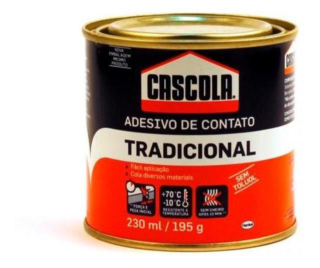 Cola adesivo de contato 195g Cascola Tradicional - Cola de Contato ...