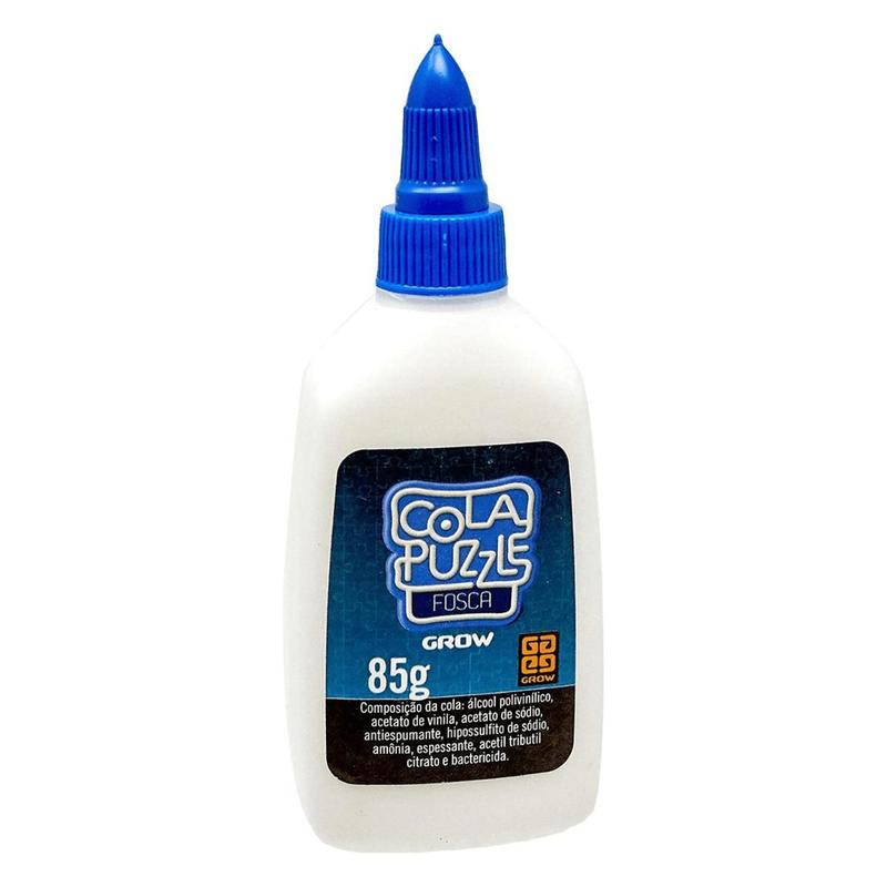 Cola para quebra cabeça puzzle com efeito fosco grow - Cola Branca ...