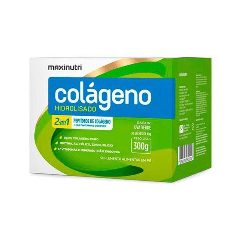 Colágeno Hidrolisado 2 em 1 - 30 Sachês - Maxinutri - Colágeno ...