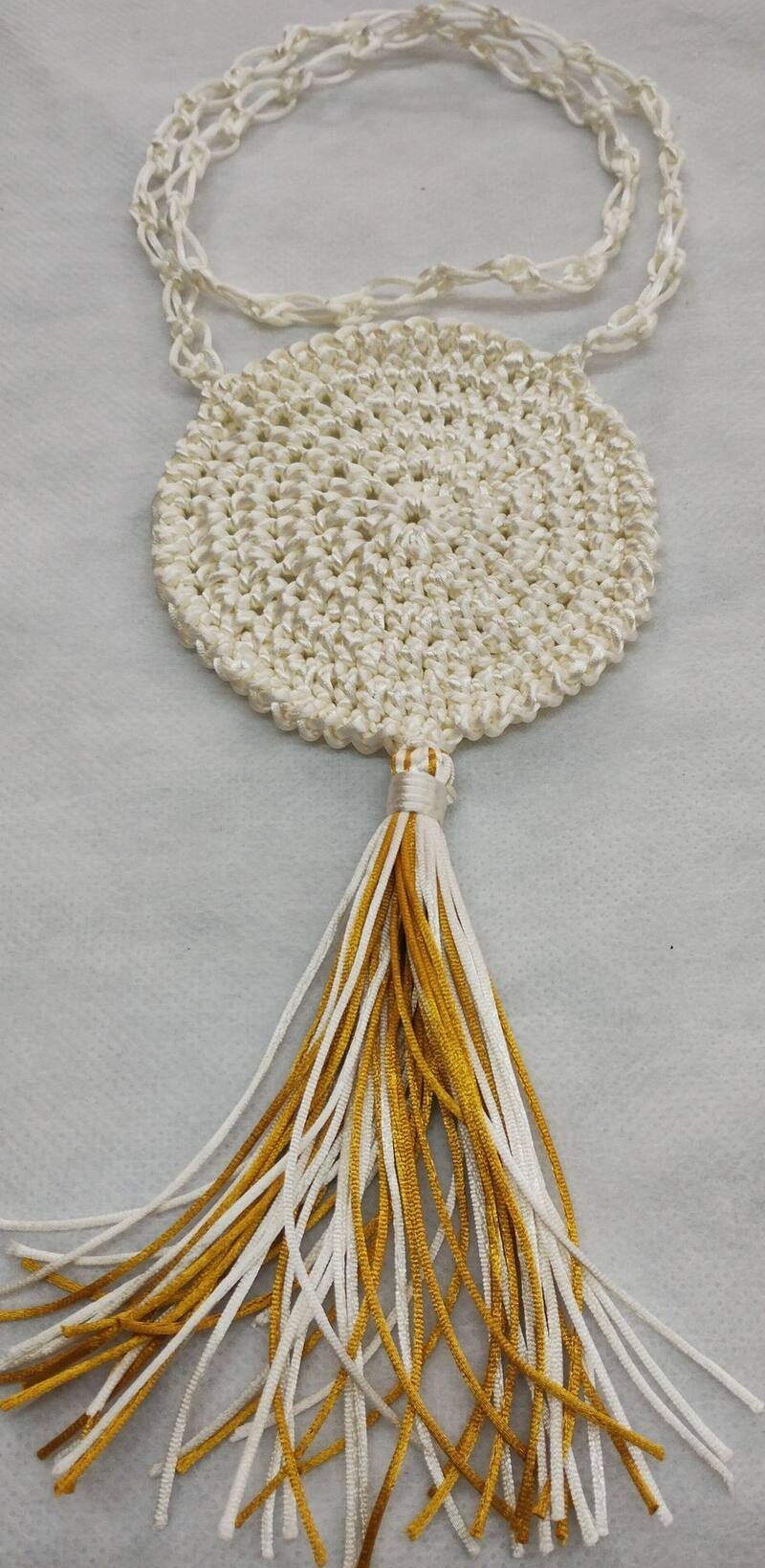 Colar de crochê mandala - Nanda acessórios de crochê - Colar - Magazine ...