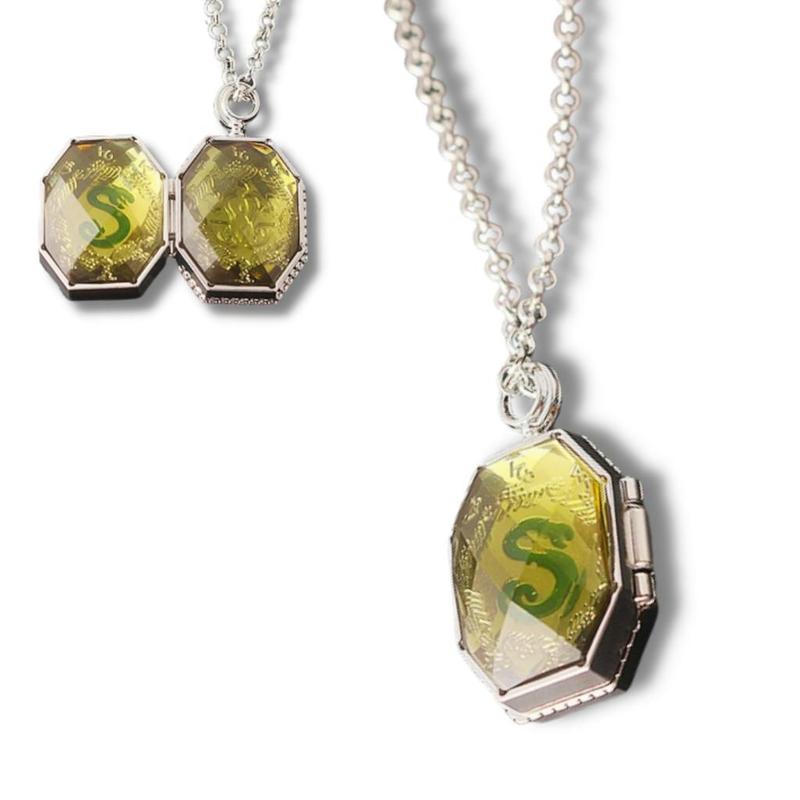 Collier Médaillon Salazar Serpentard - Horcruxe Harry Potter, En Alliage, Neuf Avec étiquettes