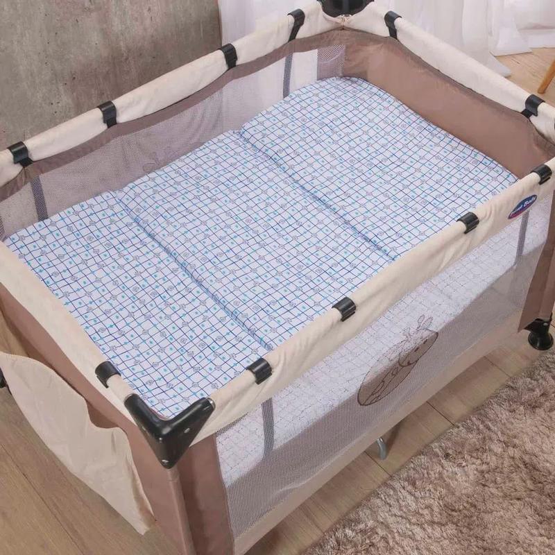 Colchonete Dobrável Para Berço Portátil Ursinho Azul - Bambi ...