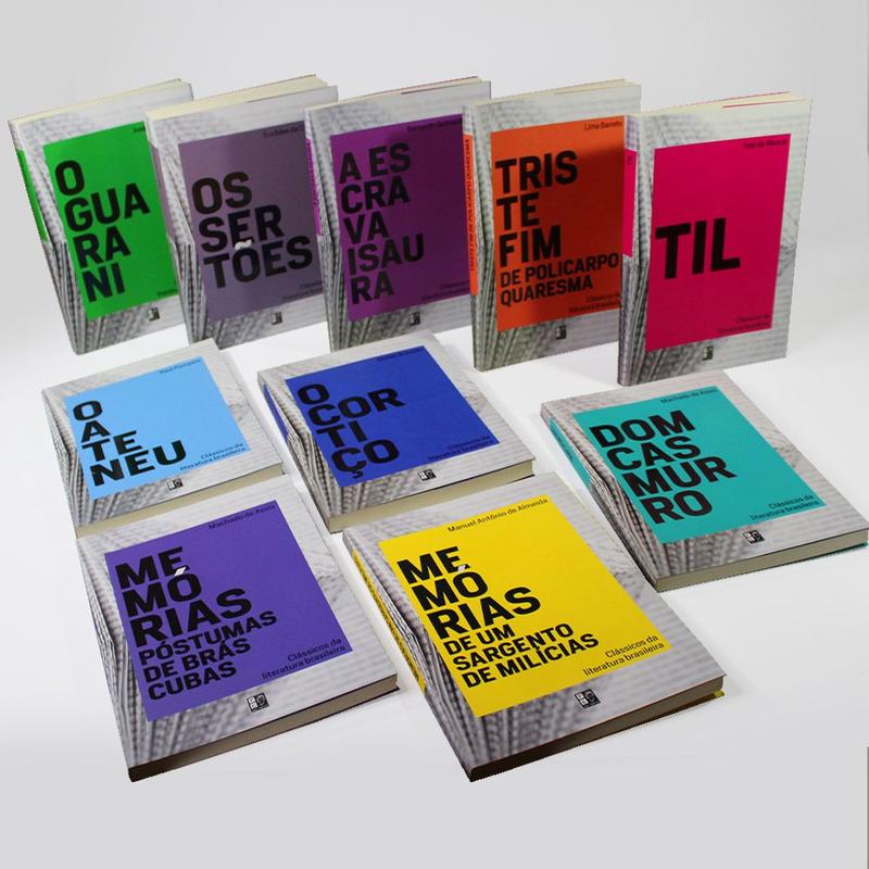 Coleção Clássicos Da Literatura Brasileira 10 Livros Pé Da Letra ...