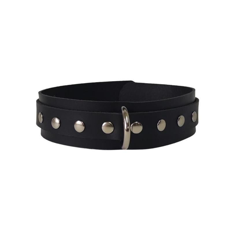 Coleira Humana Masculina Feminina Choker Couro Gargantilha - Alumie ...