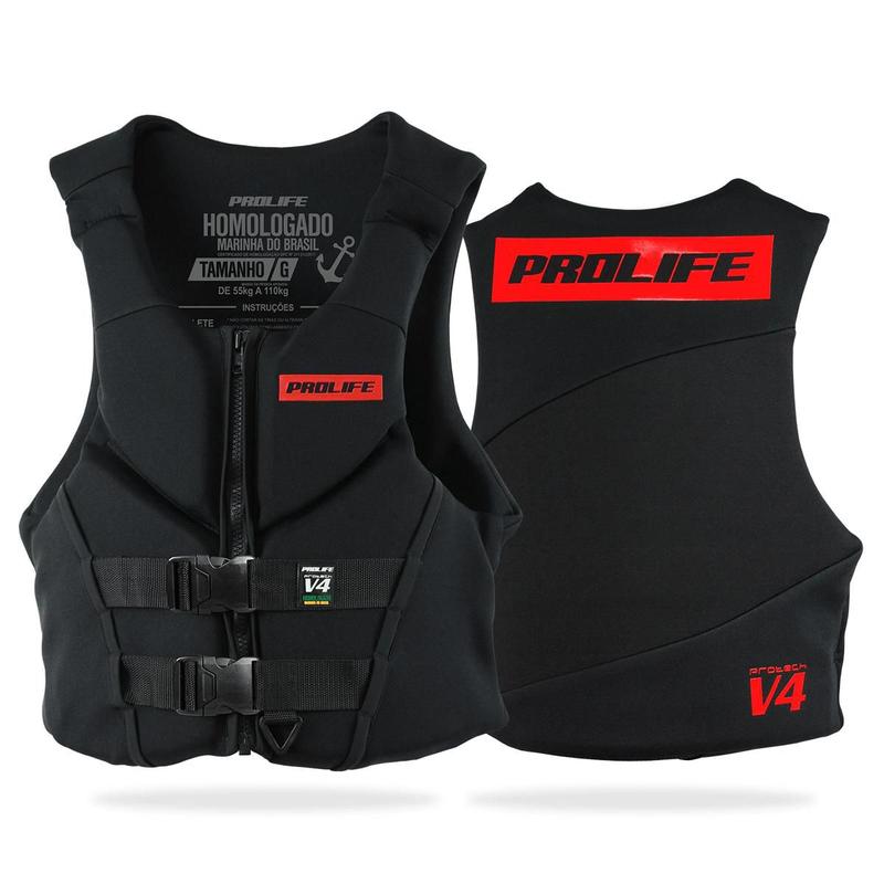 Colete Salva Vidas Neoprene Homologado Classe V Prolife V4 - Colete ...