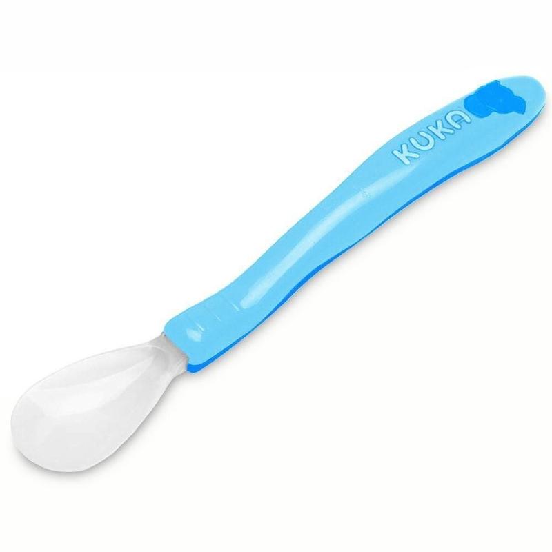 Colher com Ponta de Silicone para Bebê Kuka - Colher para Bebê ...