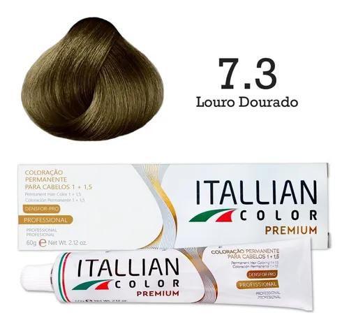 Coloração 7.3 Louro Dourado Itallian Color - Tinta de Cabelo - Magazine ...