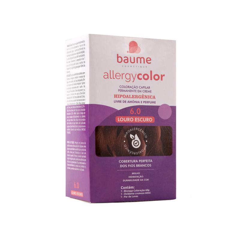 Coloração Hipoalergênica Allergycolor Kit Baume Cosmetique - Tinta de ...