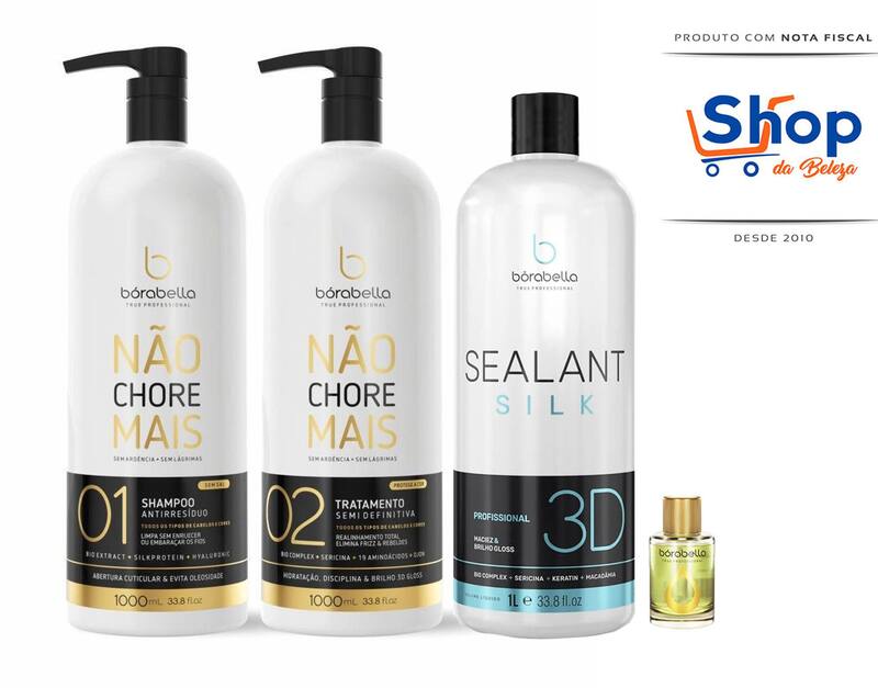 Kit Traitement Kératine Brésilien Borabella - Lissant Anti-frisottis, 2 Flacons