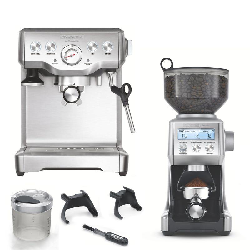 Combo Kit Cafeteira Express + Moedor de Grãos de Café - Elétrico ...