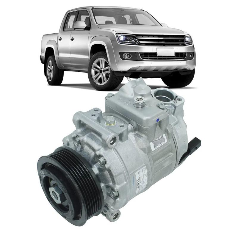 Compressor de Ar Condicionado Vw Amarok 2.0 2010 - 2012 OEM - Magneti ...