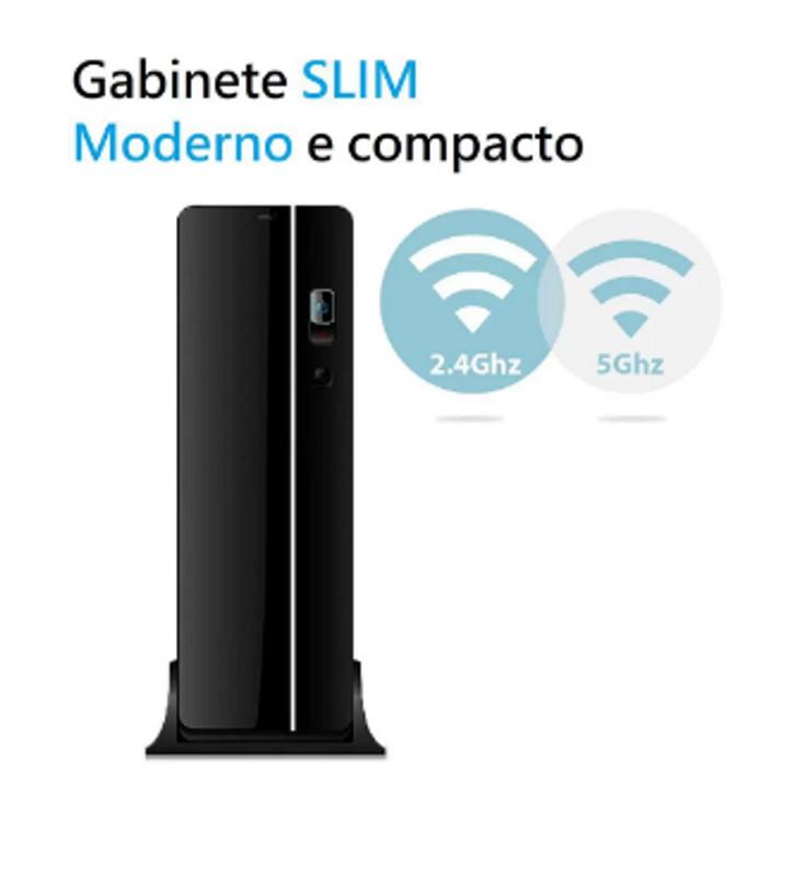 Computador Slim Intel Core i7 16GB SSD 480GB Wifi mouse e teclado sem ...
