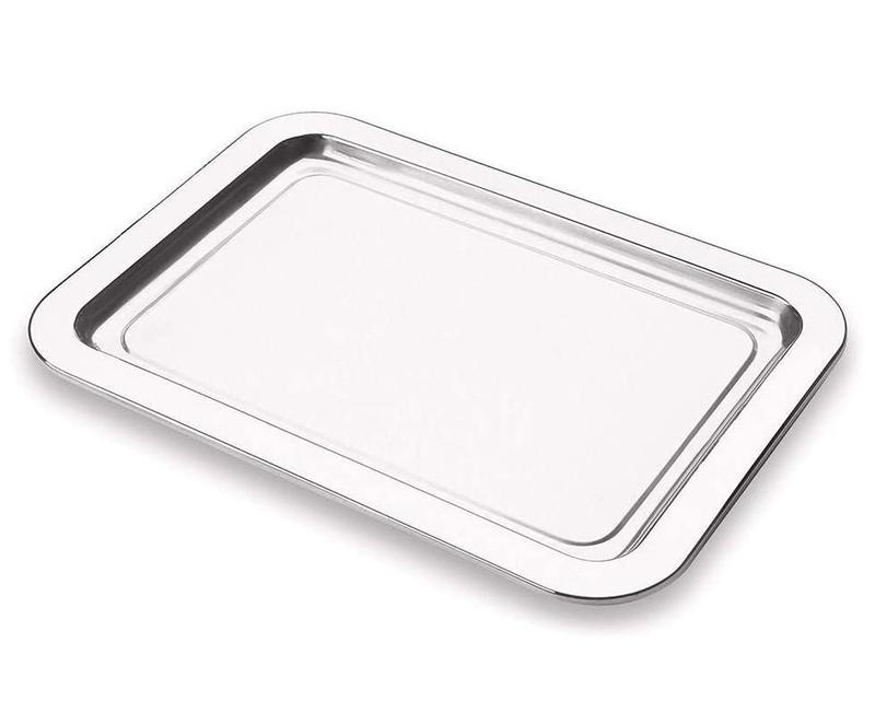 Conjunto 6 Bandejas Em Aço Inox 34,5X25 Cm Multiuso Forma - Forma Inox ...
