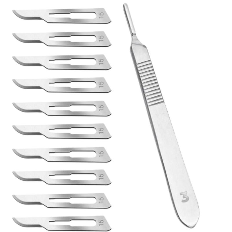 REMOS Portabisturi N. 3 Inox 12.5 Cm Adatto Alle Lame N. 10 - Foto 2