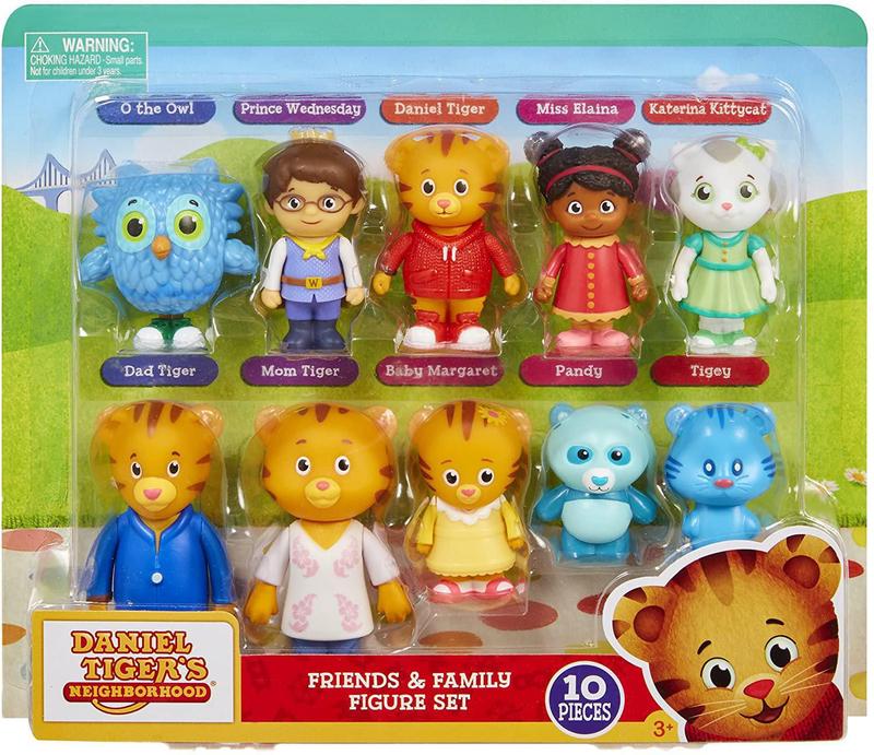 Conjunto De Bonecos Daniel Tigre E Amigos Do Bairro +Familia - Jakks ...