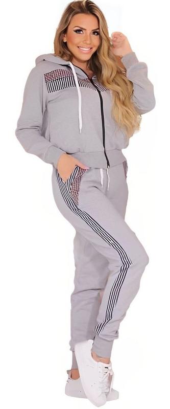 Conjunto Moleton Feminino Flanelado Calça Blusa Ziper Gorro - Look ...