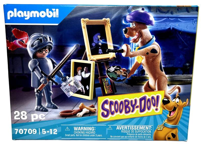 Conjunto Playmobil Scooby-Doo Aventura Com Cavaleiro Negro - Com Mini ...