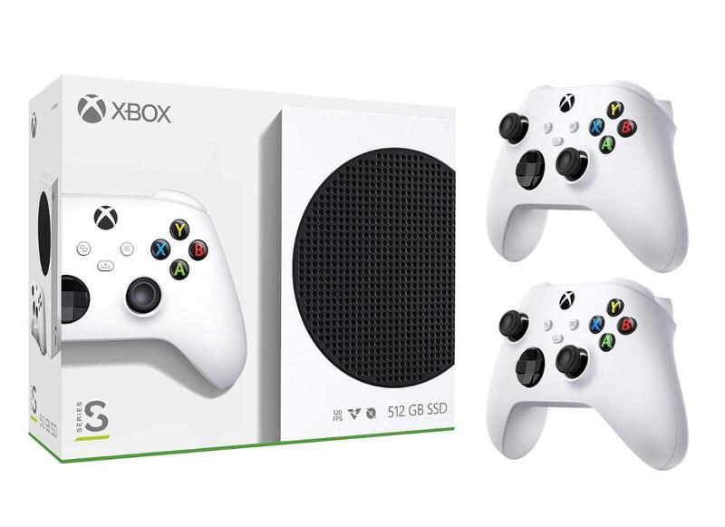 Console Xbox Series S 512GB SSD com 2 Controles Brancos - Microsoft ...