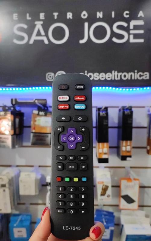 Controle para tv aoc roku smart - Controle Remoto para Tv - Magazine Luiza