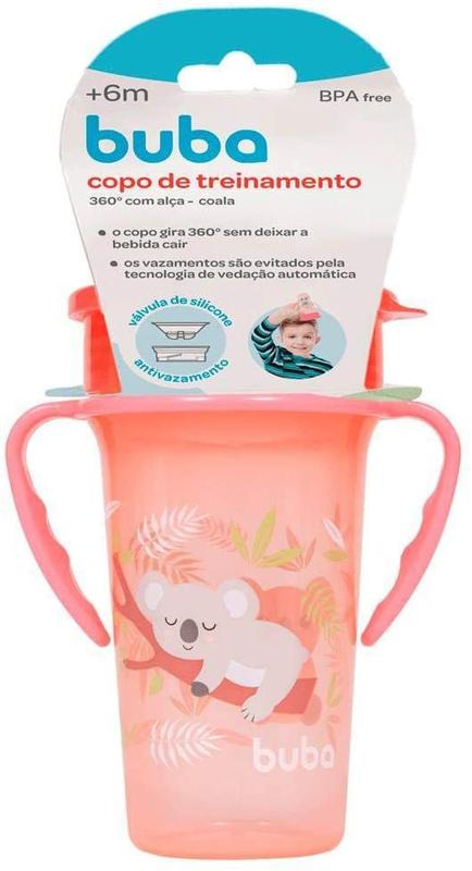 Copo de Transição 360 com Alça 6+m - Coala - Buba - Buba Baby - Copo de ...