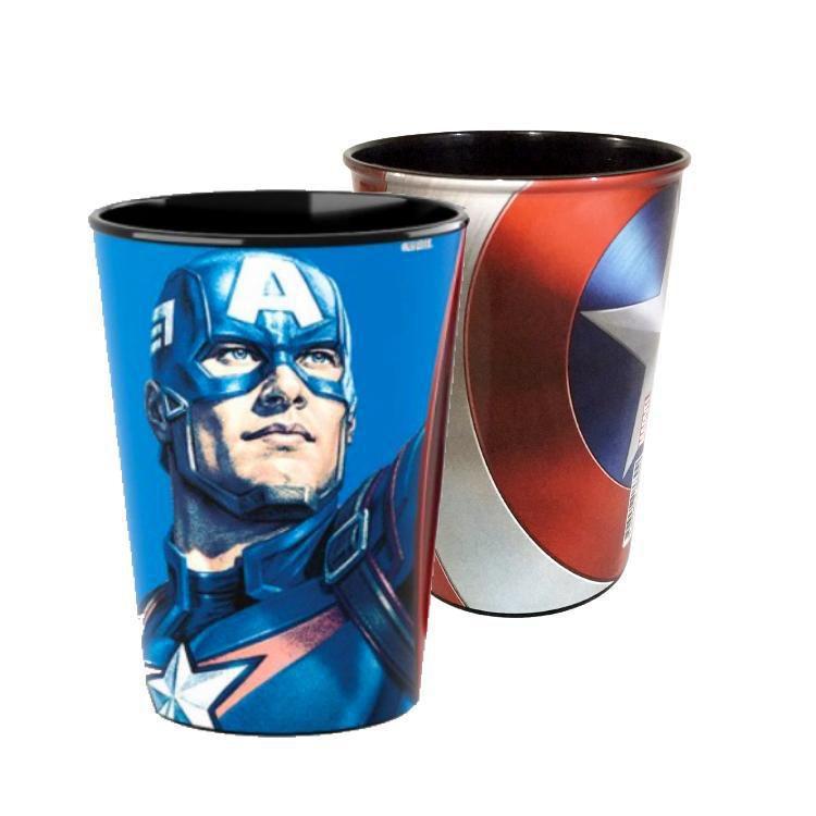 Copo Infantil Do Capitão América Marvel 320Ml Plasútil - Plasutil ...