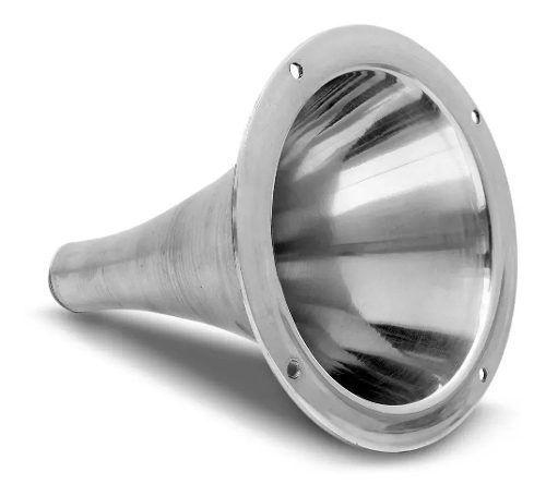 Corneta cone longo alumínio polido de rosca boca redonda - ARTESANAL ...