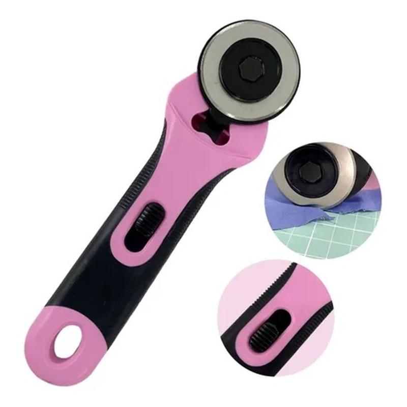 Cortador Circular de tecido 45mm Patchwork e Scrapbook Reto Rosa - MP ...