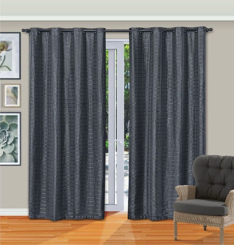 Cortina Blackout 2,80 x 2,30 Facil Limpeza Voil Xadrez PVC - Brenda ...