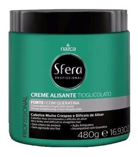 Creme Alisante Forte Tioglicolato De Amônia Sfera Nazca 480g ...