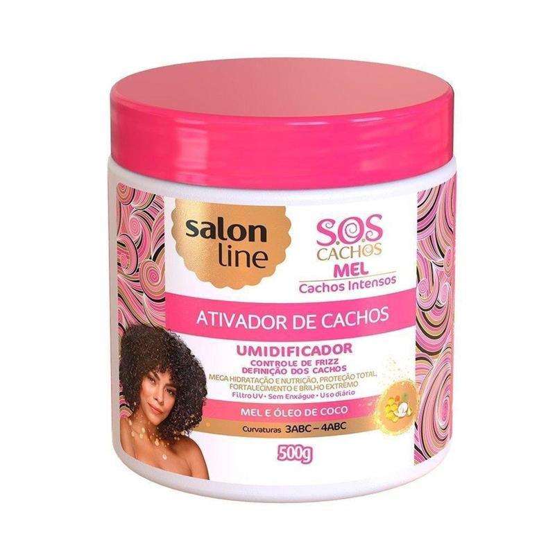 Creme Ativador De Cachos Salon Line Sos Mel Cachos Intenso 500g ...