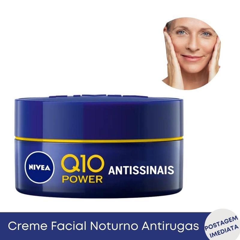 Creme Facial Q10 Anti Rugas Mais Elasticidade Noturno Nívea ...