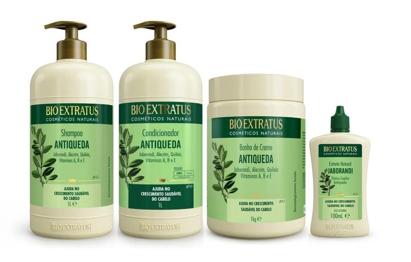 Crescimento Capilar E Anti Queda Bio Extratus 4 Produtos - Kit de ...