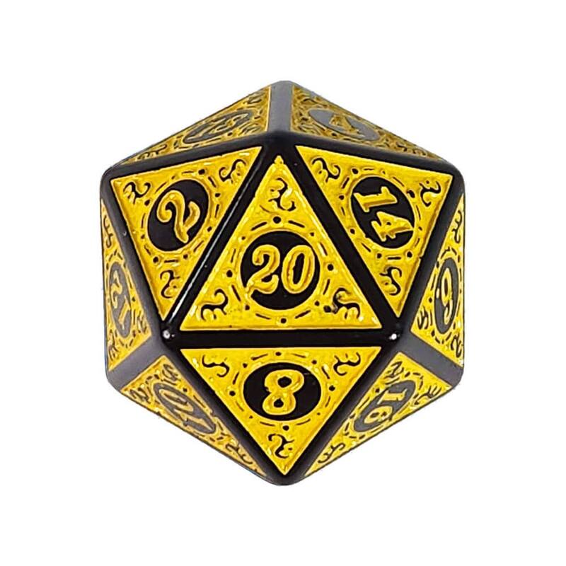 Dado D20 Runas Alto Relevo - RPG - T&G - Dados - Magazine Luiza