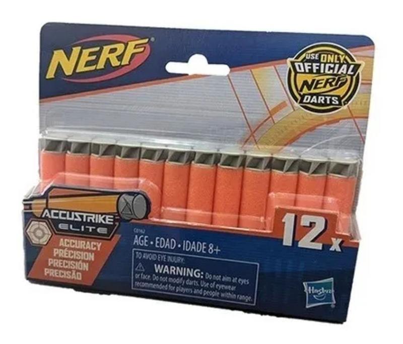 Recarga Nerf Elite 12 Dardos AccuStrike – Más Precisión Para Tus Lanzadores N-Strike Elite (Hasbro C0162EU4)