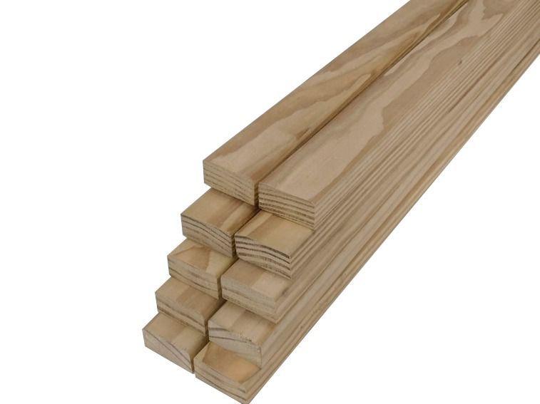 Deck de Madeira Ripado Pinus Seco/Tratado Sem Nó Régua 2cm x 4cm x 3,00 ...