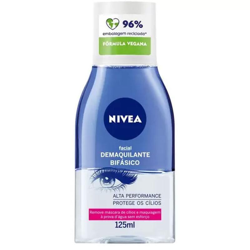 Demaquilante Facial Bifásico Nivea 125ml - Demaquilante para os Olhos ...
